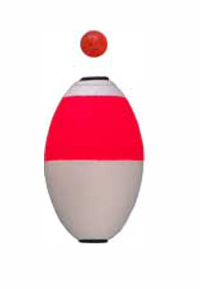 COM OVAL SLIP FLOAT R&W 1.5"