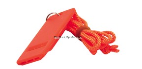 ORANGE FLAT SAFETY WHISTLE
