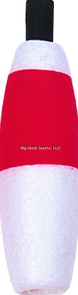 CIGAR PEG FLOAT 1.5" RED/WHITE