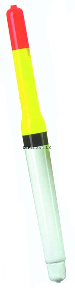 POLE FLOAT 7"ORANGE/YELL/WHIT