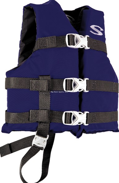 CHILD BOATING VEST 30-50LB BL