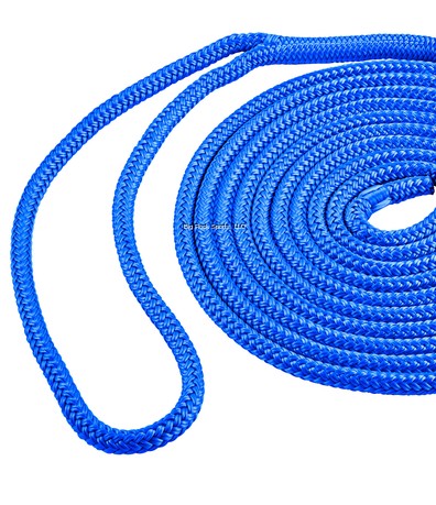 BLUE NYLON DOCK LINE 15FT