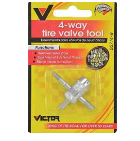 4-WAY TIRE VALVE TOOL