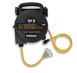 RETRACTABLE EXTENSION CORD 125V
