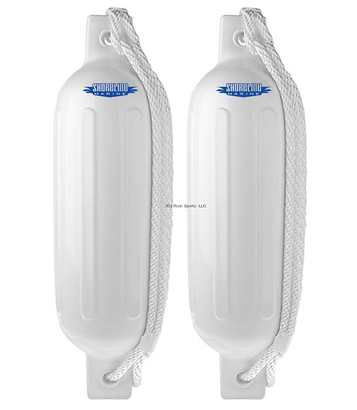 "WHITE MARINE FENDER 5.5X20"" 2P