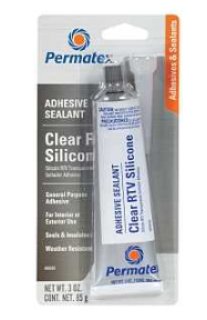 SILICONE ADHESIVE SEALANT 3OZ