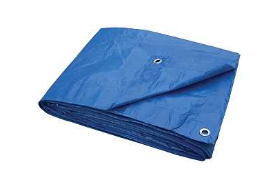 BLUE PLASTIC TARP 8X10FT