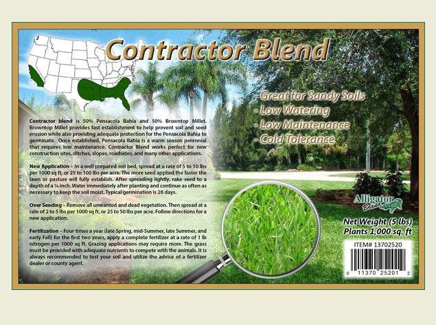 CONTRACTOR BLEND MIX - 5LB