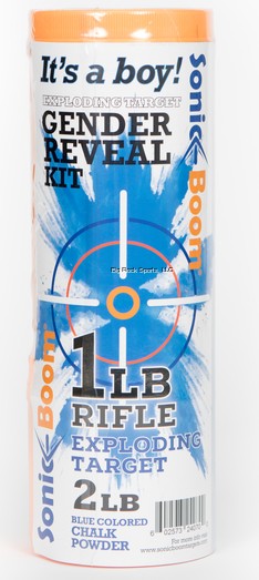 GENDER REVEAL RIFLE TARGET-BOY