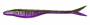 GREEN PUMPKIN PURPLE DART 5"