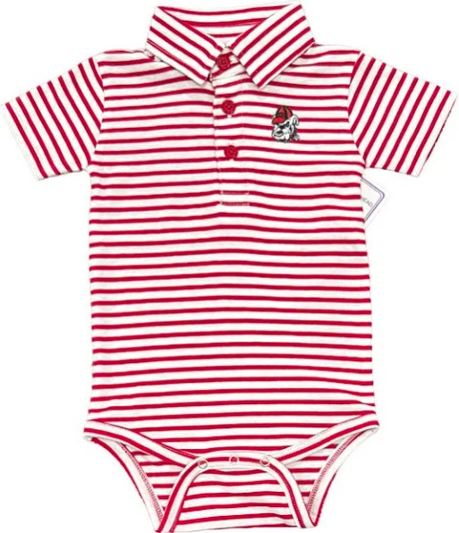 STRIPE POLO BULLDOG CREEPER