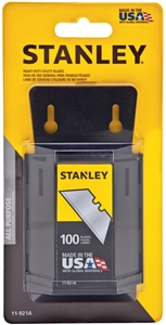 UTILITY BLADE 2-POINT 100PACK