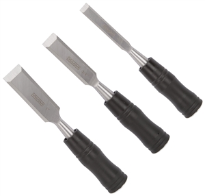 BLACK STEEL CHISEL SET 3-PIECE