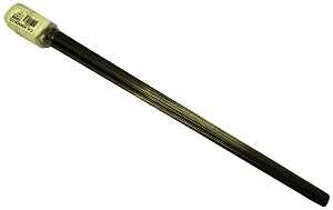 WHITE STAKE FLAG 21IN