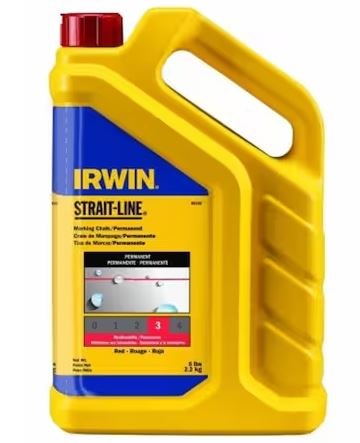 RED MARKING CHALK REFILL 5LB