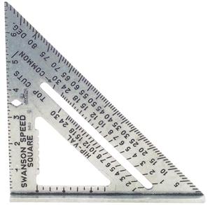 ALUMINUM POCKET SQUARE 7IN