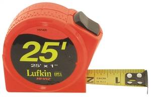 HI-VIZ TAPE MEASURE 1"X25'