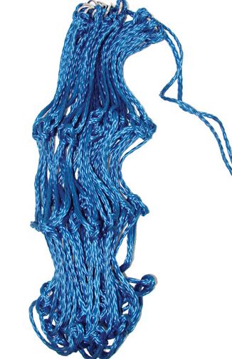 LARGE BLUE POLY HAY BAG