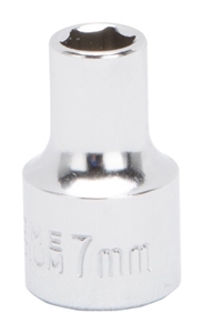 CHROME DRIVE SOCKET 3/8INX7MM