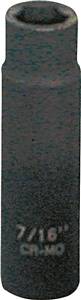 BLACK PHOS IMPACT SOCKET 7/16"