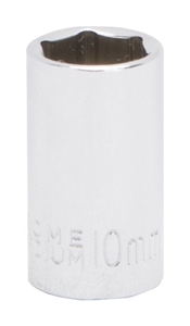 STEEL CHROME DRIVE SOCKET 10MM