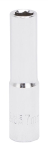 CHROME DRIVE SOCKET 7MM 1/4IN