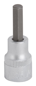 FRACTIONAL HEX BIT SOCKET 1/4"