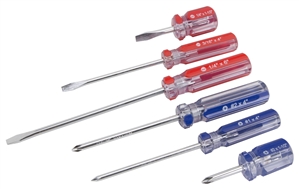 CHROME SCREWDRIVER SET 6-PIECE