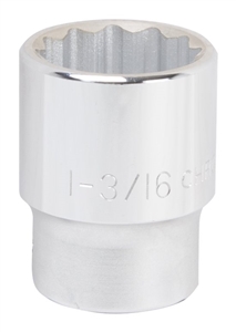 CHROME DRIVE SOCKET 1-3/16IN