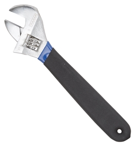 STEEL/VINYL ADJUSTABLE WRENCH 8IN