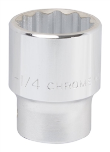 CHROME DRIVE SOCKET 3/4X1-1/4"