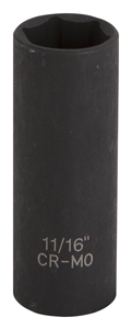 BLACK PHOSHATE IMPACT SOCKET 11/16"