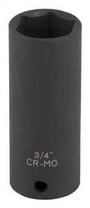 BLACK DEEP IMPACT SOCKET 3/4IN