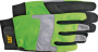 BLACK/GREEN UTILITY GLOVES XL