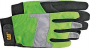 BLACK/GREEN LARGE UTILITY GLOVES