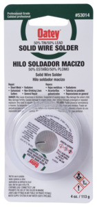 SOLID WIRE SOLDER 1/4LB