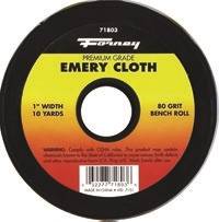 EMERY CLOTH BENCH ROLL 10YD 80GR
