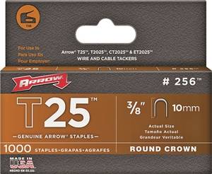 ARROW 256 STAPLES 3/8IN 10MM
