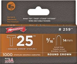 ARROW T25 STAPLES 9/16IN