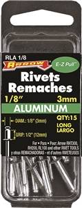 ALUMINUM POP RIVET 1/2IN 15PK