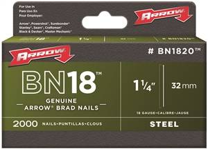 STEEL BRAD NAIL 1-1/4IN