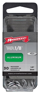 ALUMINUM WASHERS 1/8IN 30PK