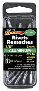 ALUMINUM MED POP RIVETS 1/4IN