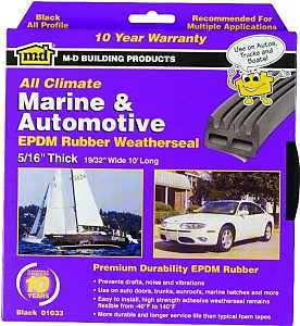 EPDM RUBBER WEATHERSEAL 10FT