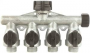 ALUMINUM 4-WAY SHUT-OFF VALVE