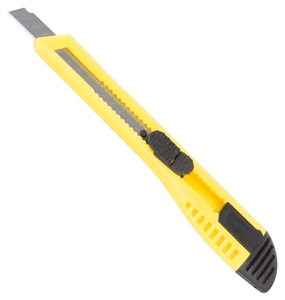 YELLOW UTILITY KNIFE 5-1/2IN