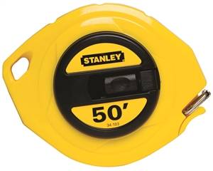 YELLOW MEASURING TAPE 3/8"X50'
