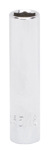 CHROME DRIVE SOCKET 5/16IN 6PT