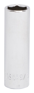 CHROME DRIVE SOCKET 9/16IN 6PT