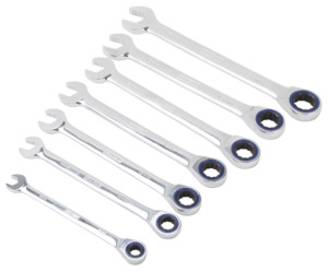 METRIC CHROME 7PC WRENCH SET